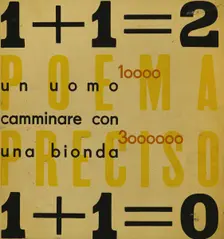 Parole in libertà, 1932. Creator: Marinetti, Filippo Tommaso (1876-1944)
