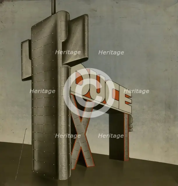 Parole in libertà, 1932. Creator: Marinetti, Filippo Tommaso (1876-1944).