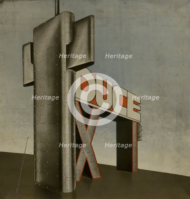 Parole in libertà, 1932. Creator: Marinetti, Filippo Tommaso (1876-1944).