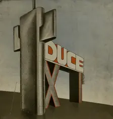 Parole in libertà, 1932. Creator: Marinetti, Filippo Tommaso (1876-1944)