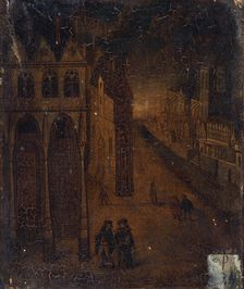 Parlour of the bourgeois in the 15th century, current Place du Châtelet, current 1st..., c1801-1900. Creator: Unknown