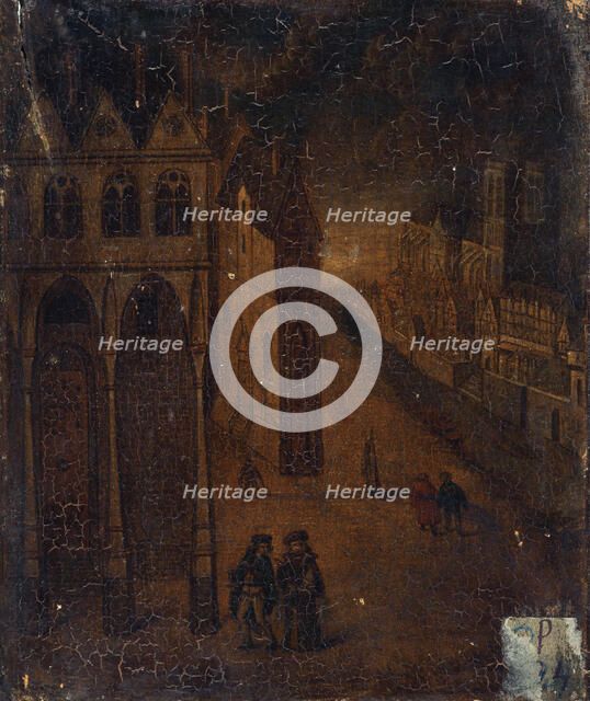 Parlour of the bourgeois in the 15th century, current Place du Châtelet, current 1st..., c1801-1900. Creator: Unknown.