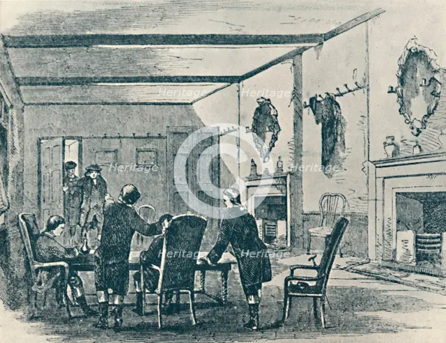 'Parlour of the Three Crowns Inn, Lichfield', 1907. Artist: Unknown.