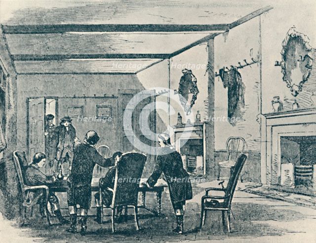 'Parlour of the Three Crowns Inn, Lichfield', 1907. Artist: Unknown.