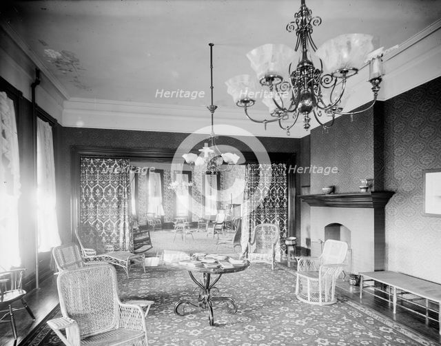 Parlor, Country Club, Grosse Pointe Farms [sic], between 1900 and 1906. Creator: Unknown.