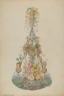 Parlor Flower Stand, c. 1939. Creator: Nicholas Zupa