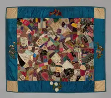 Parlor Throw, Illinois, c. 1890. Creator: Unknown