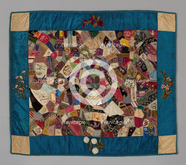 Parlor Throw, Illinois, c. 1890. Creator: Unknown.