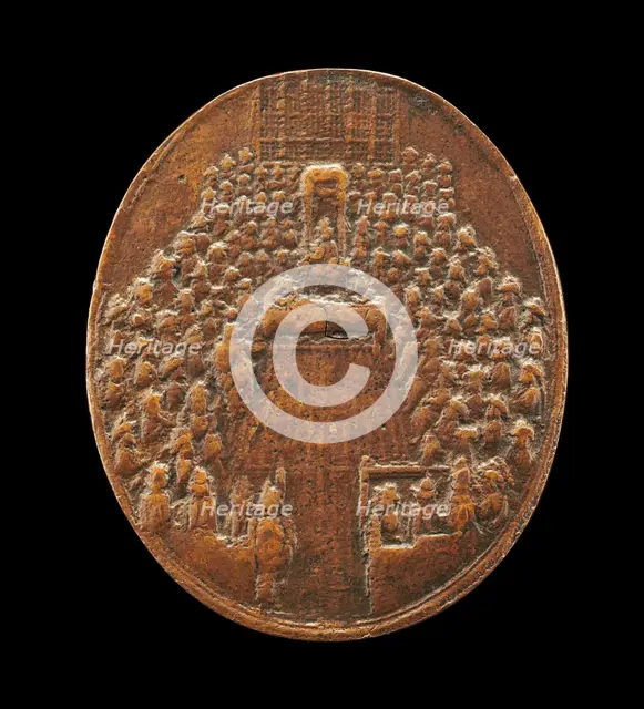 Parliament Assembled in One House [reverse], 1650. Creator: Thomas Simon.