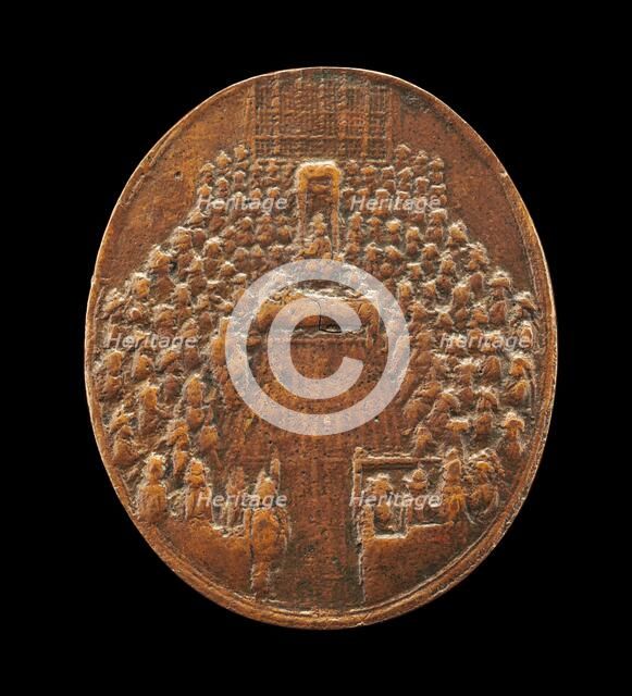 Parliament Assembled in One House [reverse], 1650. Creator: Thomas Simon.