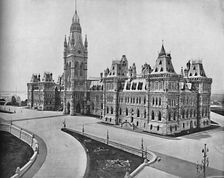 Parliament Buildings, Ottawa, Canada c1897. Creator: Unknown