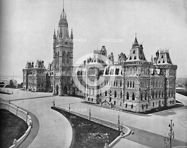 'Parliament Buildings, Ottawa, Canada', c1897. Creator: Unknown.