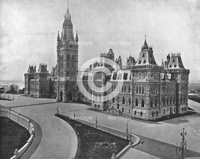Parliament Buildings, Ottawa, Canada, c1900.  Creator: Unknown.