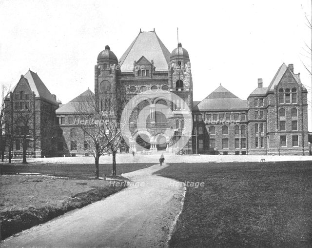 Parliament Buildings, Toronto, Canada, c1900.  Creator: Unknown.