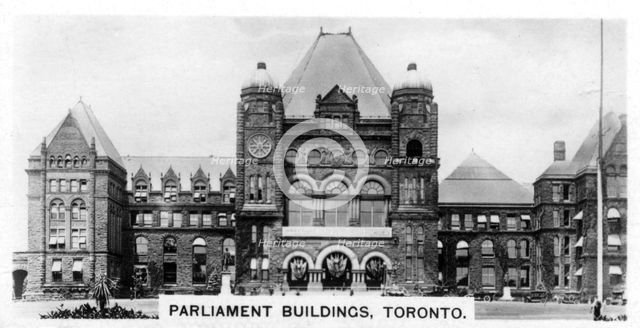 Parliament Buildings, Toronto, Ontario, Canada, c1920s. Artist: Unknown