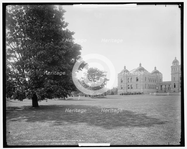 Parliament buildings, Victoria, B.C., c1903. Creator: Unknown.