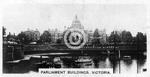 Parliament Buildings, Victoria, British Columbia, Canada, c1920s. Artist: Unknown