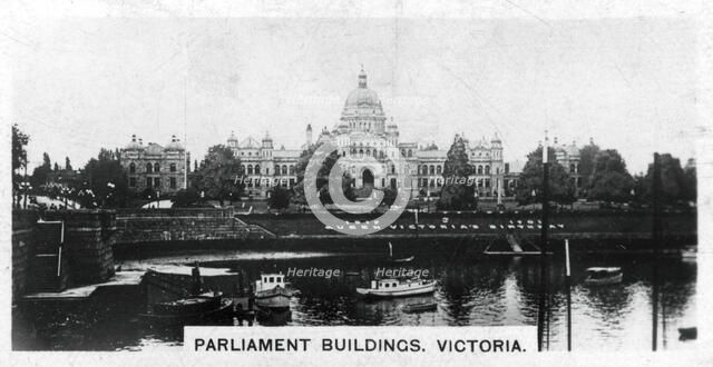 Parliament Buildings, Victoria, British Columbia, Canada, c1920s. Artist: Unknown