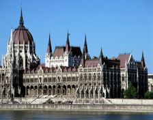 Parliament building, Budapest, Hungary. Creator: Peter Thompson