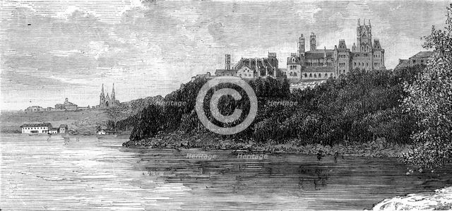Parliament Building, Ottawa, Canada, 19th century.Artist: Taylor