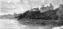 Parliament Building, Ottawa, Canada, 19th century.Artist: Taylor