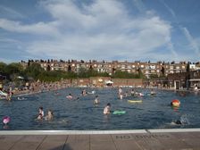 Parliament Hill Fields Lido, Gordon House Road, Gospel Oak, Camden, London, 2012. Creator: Simon Inglis