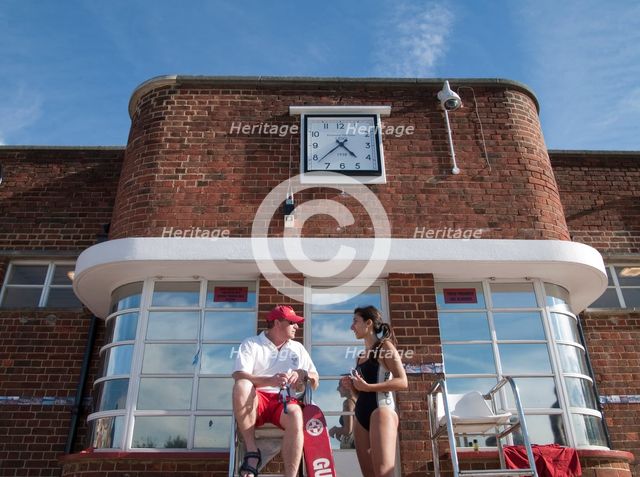 Parliament Hill Fields Lido, Gordon House Road, Gospel Oak, Camden, London, 2012. Creator: Simon Inglis.