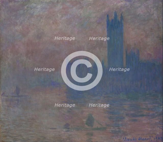 Parliament. London. Artist: Monet, Claude (1840-1926)