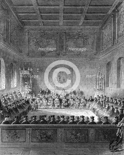 Parliament of Brittany, 1613 (1882-1884). Artist: Unknown