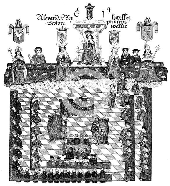 Parliament of Edward I, 13th century, (c1905). Artist: Unknown