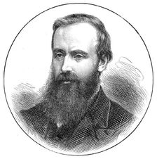 Parliamentary portraits: Mr. Burt, M.P. for Morpeth, 1874. Creator: Unknown