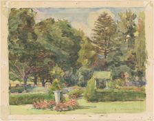 Parmelee Garden, c. 1920. Creator: Dora Louise Murdoch