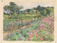Parmelee Estate in Bloom, c. 1920. Creator: Dora Louise Murdoch