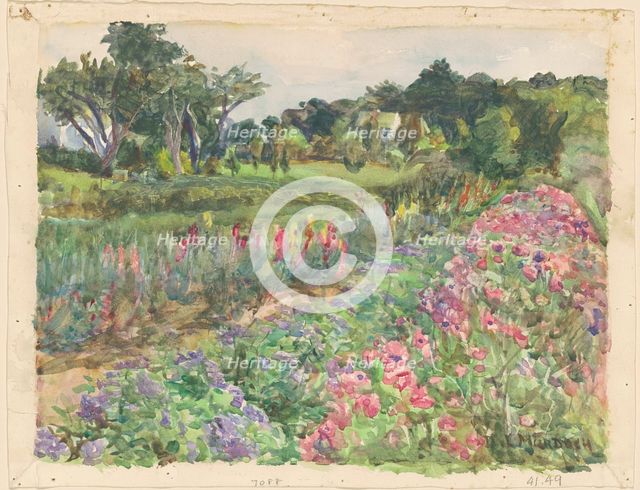 Parmelee Estate in Bloom, c. 1920. Creator: Dora Louise Murdoch.