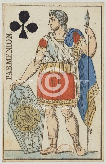 Parmenion. From: Cartes de tête d'un jeu au portrait de l'Empire, 1811. Creator: Gatteaux, Nicolas-Marie (1751-1832).