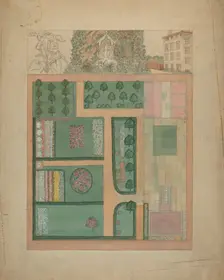 Parmentier Grounds, c. 1936. Creator: Virginia Richards