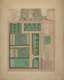 Parmentier Grounds, c. 1936. Creator: Virginia Richards