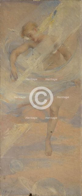 Parmi les astres (L'Air), c.1905. Creator: Adrien Moreau-Neret.