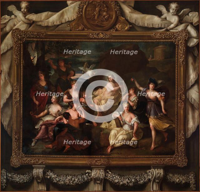 Parnassus, 1708. Creator: Raoux; Jean (1677-1734).