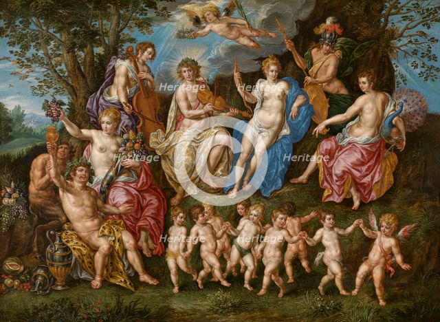 Parnassus, First third of 17th cen. Creator: Hendrik de Clerck.