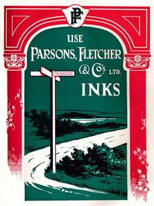 Parsons, Fletcher & Co.'s Ltd. Inks 1917. Artist: Parsons Fletcher & Co