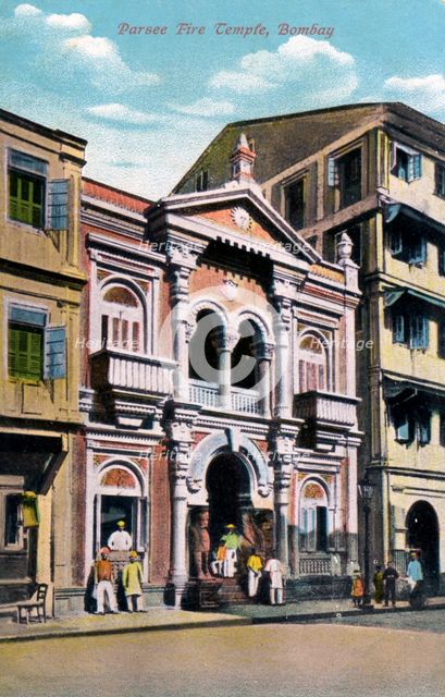 Parsee Fire Temple, Bombay, India, early 20th century. Artist: Unknown