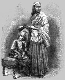 Parsee Lady; Notes on Bombay and the Malabar Coast 1875. Creator: C. B. Low
