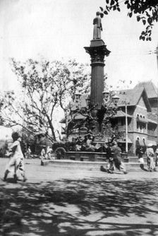Parsee's memorial fountain, Mumbai, India, c1918