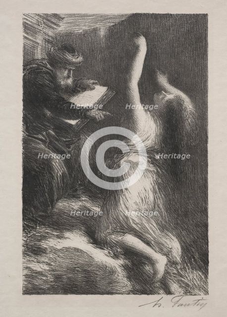 Parsival, Act II: Evocation of Kundry. Creator: Henri Fantin-Latour (French, 1836-1904).