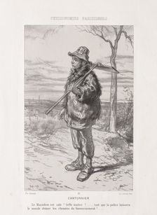 Parsian Physiognomy: Street Sweeper . Creator: Paul Gavarni (French, 1804-1866)