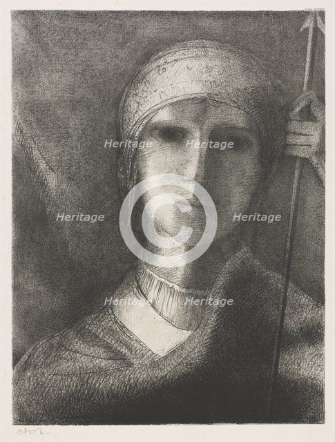 Parsifal, 1892. Creator: Odilon Redon (French, 1840-1916); Becquet (French).