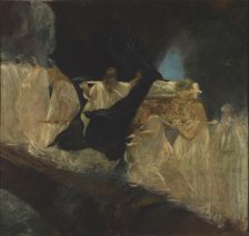 Parsifal. Titurel's funeral. Creator: Fortuny y Madrazo, Mariano (1871-1949)