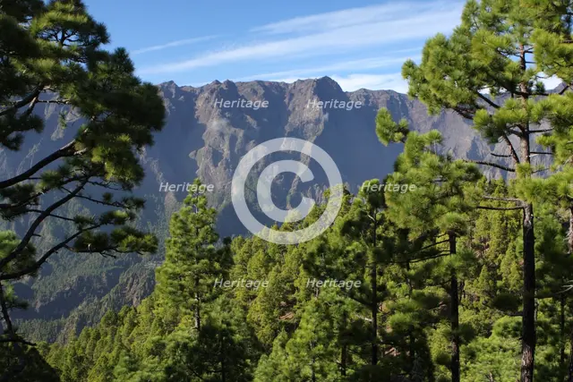 Parque Nacional de la Caldera de Taburiente, La Palma, Canary Islands, Spain, 2009.  Creator: Peter Thompson.