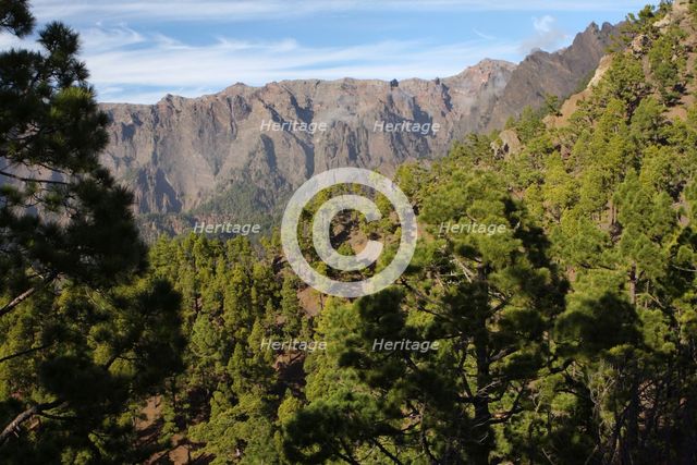Parque Nacional de la Caldera de Taburiente, La Palma, Canary Islands, Spain, 2009.  Creator: Peter Thompson.